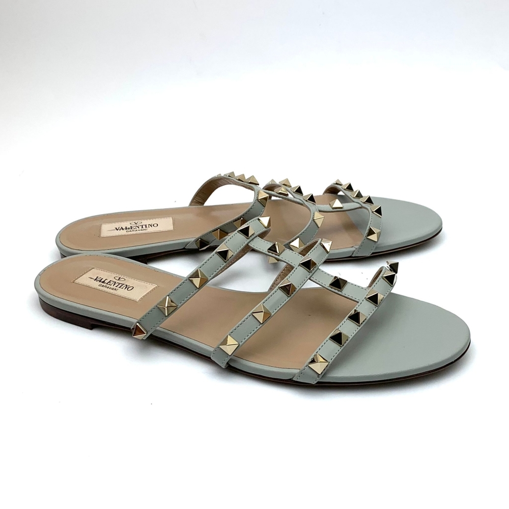 VALENTINO Rockstud Slide Sandal SZ9.5 - Picture 3 of 14